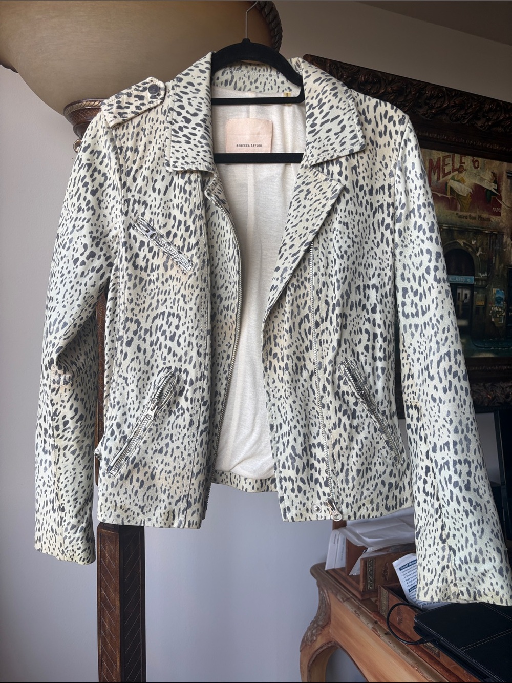 Rebecca Taylor 100% leather jacket